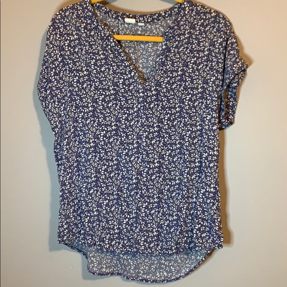 Gap Floral V Neck Blouse
